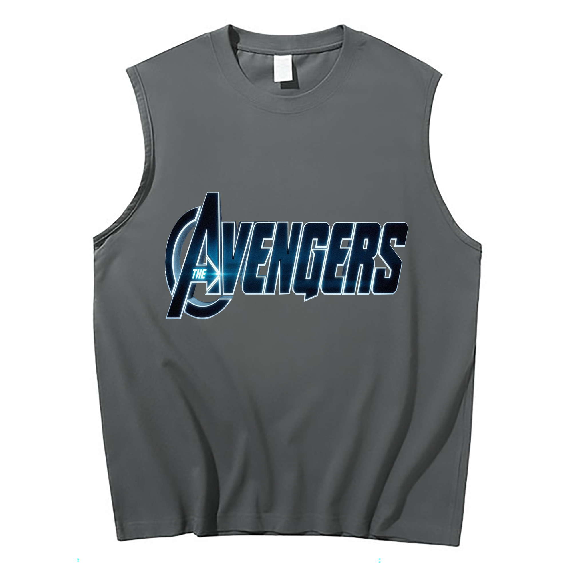 （画像用） アベンジャーズ The Avengers コットン100％タンクトップ（フロントプリント）